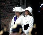 Delft 11 december 2004
Begrafenis Prins Bernhard in Delft.
Koningin Beatrix en Prinses Irene