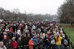 Soestdijk 5 december 2004
Prins Bernhard wordt vanaf  Paleis Soestdijk naar paleis Noordeinde gebracht.   publiek
