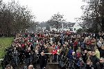 Soestdijk 5 december 2004
Prins Bernhard wordt vanaf  Paleis Soestdijk naar paleis Noordeinde gebracht.   publiek