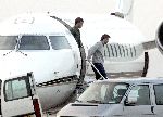 Schiphol Oost 9 december 2004
Robbie Williams arriveert op schiphol Oost