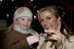 Scheveningen 13 december 2004
Society lunch Holland casino.
Silvie Schmeitz met dochter Beau