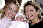 Bosch en Duin 17 december 2004
Meddy Clous met Day en Vivian Reys