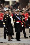 Delft 11 december 2004
Begrafenis Prins Bernhard in Delft.
Koning Juan Carlos met zijn vrouw Koningin Sofia van Spanje