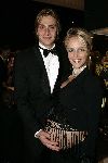 Amsterdam 8 december 2005
VIP avond miljonairs fair in Rai.
Een zwangere Alwien Tulner met haar vriend