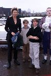 Nijkerk 1 januari 2001
Nieuwjaarsreceptie staatsloterijshow.
Anita Witzier met zoontje