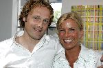 Laren 16 mei 2004
Presentatie boek Sjoerd Pleisier. 
Anita Witzier met vriend