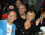 Amsterdam 19 december 2003
Orange Babies feest in Panama te Amsterdam.
Anita Witzier met sigaret