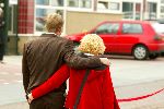 Hilversum 30 mei 2002
Begrafenis Bart de Graaff
Anita Witzier met ex man