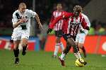 Eindhoven, 29 December 2005
Kompetitiewedstrijd seizoen 2005/2006
PSV-FC-Twente eindstand 1-1
Arouna Kone op snelheid