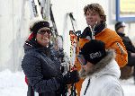 Serfhaus 29 december 2005
Caroline Tensen met Peter Gallas  op skivakantie.