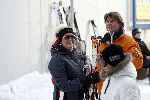 Serfhaus 29 december 2005
Caroline Tensen met Peter Gallas  op skivakantie.