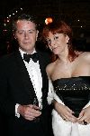 Amsterdam 8 december 2005
VIP avond miljonairs fair in Rai.
Chazia Mourali met vriend