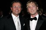 Amsterdam 8 december 2005
VIP avond miljonairs fair in Rai.
Chris Luken met een vriend