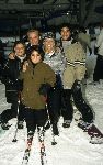 9 Februari 1997 Hans Breukhoven en Connie Breukhoven met hun gezin in Snowworld