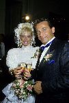 Den Haag 20 November 1987 Trouwen Connie Breukhoven ( Vanessa ) met Hans Breukhoven