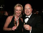 Amsterdam 8 december 2005
VIP avond miljonairs fair in Rai.
Gaston Starreveld met zijn vrouw