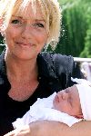 Tiel 14 augustus 2001
Hanny en haar jongste baby