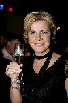 de Kwakel 23 december 2005
Kerstborrel Gerard Joling.
Irene Moors met champagne