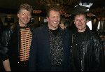 Volendam, Jan Veermaan samen met Jan Keizer Jack Veerman en Jan Veerman