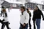 Oberlech 28 december 2005
Linda de Mol op skivakantie met Sander Vahle en Julian en Noah.
John de Mol Jr. met zijn vriendin Els