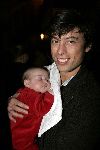 Amsterdam 18 november 2005
Premiere Kabouter Plop in Tuschinsky.
Kaja Wollfers met Baby Helena