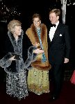 Den Haag 17 november 2005
Regeringsdiner met oa Koningin Beatrix en Prinses Maxima  en Prins Willem Alexander