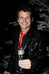 de Kwakel 23 december 2005
Kerstborrel Gerard Joling.
Leco v zadelhoff met champagne