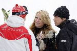 Oberlech 28 december 2005
Linda de Mol op skivakantie met Sander Vahle en Julian en Noah.