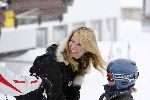 Oberlech 28 december 2005
Linda de Mol op skivakantie met Sander Vahle en Julian en Noah.