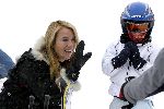 Oberlech 28 december 2005
Linda de Mol op skivakantie met Sander Vahle en Julian en Noah.