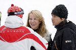 Oberlech 28 december 2005
Linda de Mol op skivakantie met Sander Vahle en Julian en Noah.