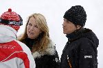 Oberlech 28 december 2005
Linda de Mol op skivakantie met Sander Vahle en Julian en Noah.