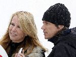 Oberlech 28 december 2005
Linda de Mol op skivakantie met Sander Vahle en Julian en Noah.