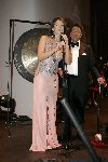 Amsterdam 8 december 2005
VIP avond miljonairs fair in Rai.
Liz Hurley met Yves Gijraths en Benno Leeser