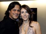 Amsterdam 8 december 2005
VIP avond miljonairs fair in Rai.
Liz Hurley met vriend en verloofde