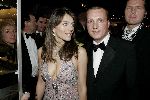 Amsterdam 8 december 2005
VIP avond miljonairs fair in Rai.
Liz Hurley met David van Gassan diamonds