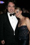 Amsterdam 8 december 2005
VIP avond miljonairs fair in Rai.
Mandy huydts  met nieuwe vriend Nick Kouwenhoven