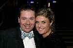 Amsterdam 8 december 2005
VIP avond miljonairs fair in Rai. 
Marc Brouwers met vriendin