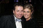 Amsterdam 8 december 2005
VIP avond miljonairs fair in Rai. 
Marc Brouwers met vriendin