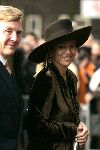 Utrecht 15 december 2005
Prinses Maxima en Prins Willem Alexander bij de Dom Kerk