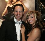 Amsterdam 8 december 2005
VIP avond miljonairs fair in Rai.
Nadja Close II you en Michael Lingg