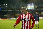 Eindhoven, 17 December 2005 Kompetitiewedstrijd PSV-Willem II ,  eindstand 4-1
Mika Varynen na afloop van zijn eerste officiele wedstrijd
@Foto: Junior Smulders