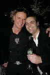 de Kwakel 23 december 2005
Kerstborrel Gerard Joling.
Wino Ontzigt en Mike Starink