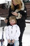 Oberlech 28 december 2005
Linda de Mol op skivakantie met Sander Vahle en Julian en Noah.