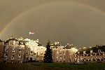 Apeldoorn 16 december 2005
paleis het Loo. regenboog
