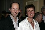Amsterdam 19 december 2005
Kerst borrel Princess in amstel hotel.
Paul Romer met vrouw