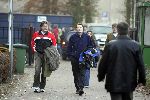 Amersfoort 10 december 2005
Prins Constantijn Prins Pieter Christiaan op weg naar het voetballen met gehandicapten.
