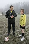 Amersfoort 10 december 2005
Prins Constantijn voetbalt met gehandicapten.
Als scheidsrechter