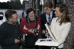 Apeldoorn 16 december 2005
Expositie trouwjurken op paleis het Loo. 
Prins Floris & Prinses Aimee