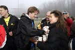 Amersfoort 10 december 2005
Prins Constantijn Prins Pieter Christiaan en Prinses Anita voetballen met gehandicapten.